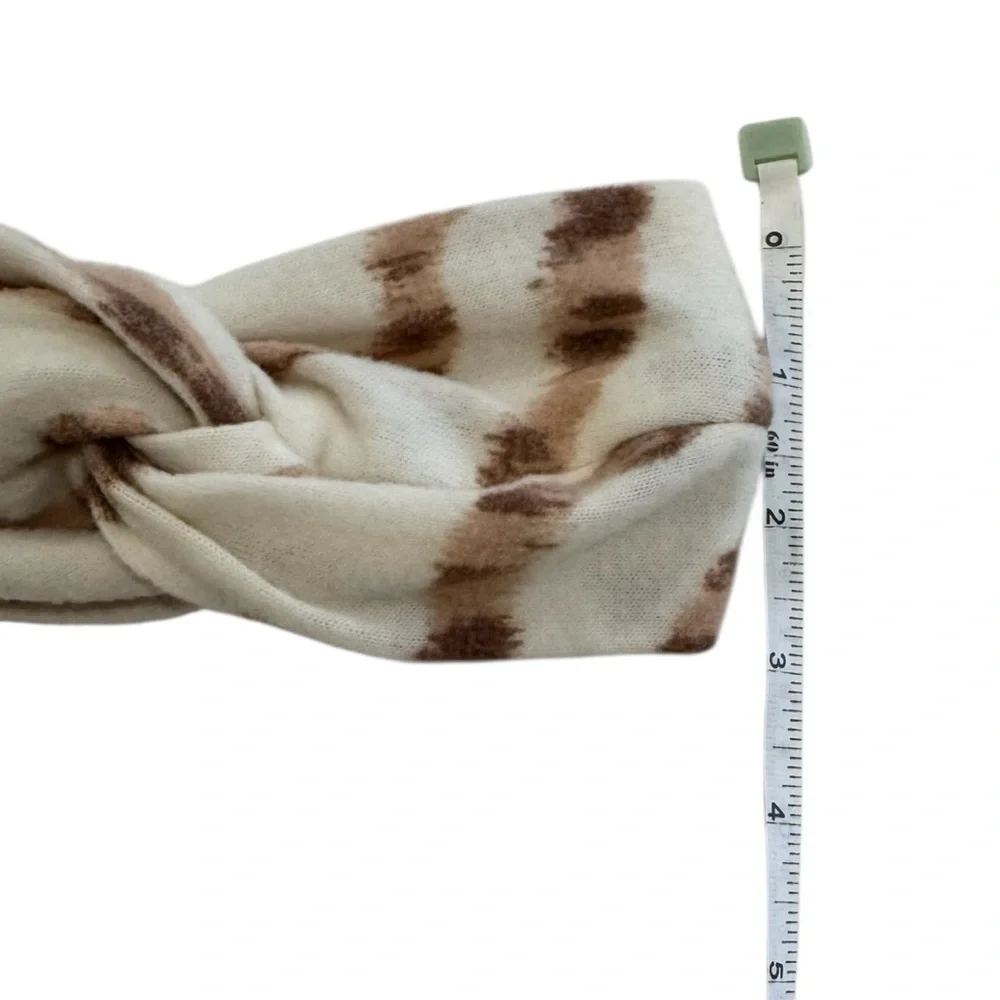 NWOT COLSIE Cute Soft Stretchy Animal Print Twist Knot Lounge PJ Headband